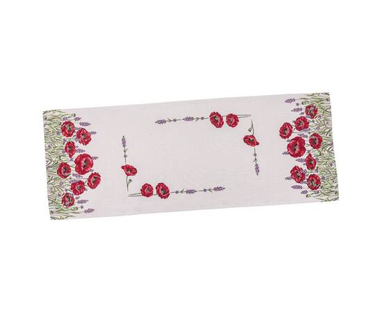 Наперон гобеленовий 37х100 (RUNNER932-37) LiMaSo, Тип: доріжки (раннери), Основний колір: червоний, Форма скатертини: прямокутна, Розмір: 37x100, зображення 2