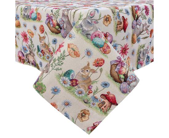 Скатертина гобеленова 137х300 (EDEN1017-300) LiMaSo, Тип: скатертини, Основний колір: коричневий, Форма скатертини: прямокутна, Розмір: 137x300, зображення 2