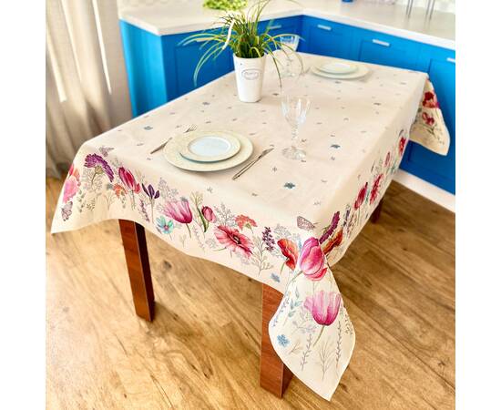 Скатертина гобеленова 137х180 (RUNNER1002-180) LiMaSo, Тип: скатертини, Основний колір: фіолетовий, Форма скатертини: прямокутна, Розмір: 137x180, зображення 3