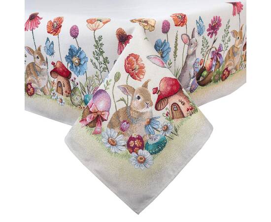Скатертина гобеленова 137х180 (RUNNER1017-180) LiMaSo, Тип: скатертини, Основний колір: рожевий, Форма скатертини: прямокутна, Розмір: 137x180, зображення 2