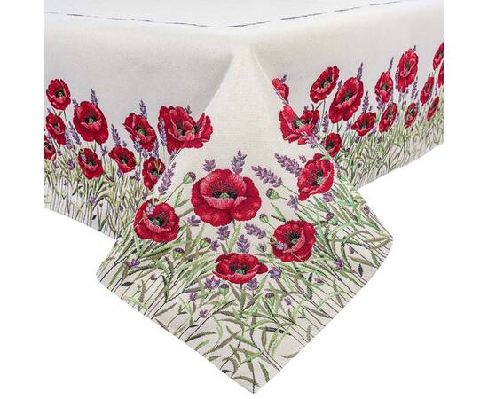 Скатертина гобеленова 137х240 (RUNNER932-240) LiMaSo, Тип: скатертини, Основний колір: червоний, Форма скатертини: прямокутна, Розмір: 137x240, зображення 2