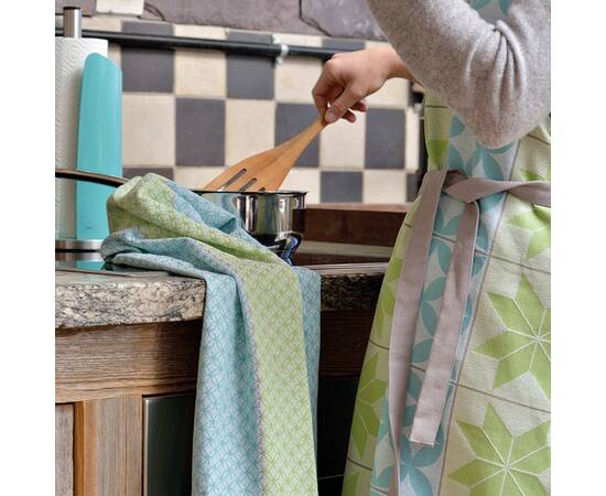 Фартук KELA Carla Blume зеленый узор 80х67 см (12274)