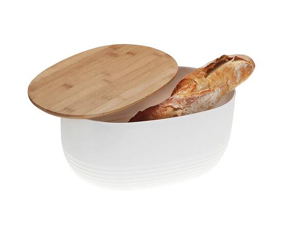 Хлебница KELA Namur белая 37,5х23х14 см (12060)