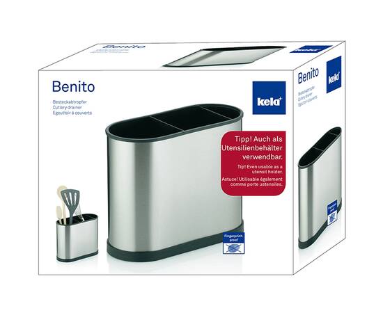 Організатор для кухонного приладдя KELA Benito металік (11668), зображення 4