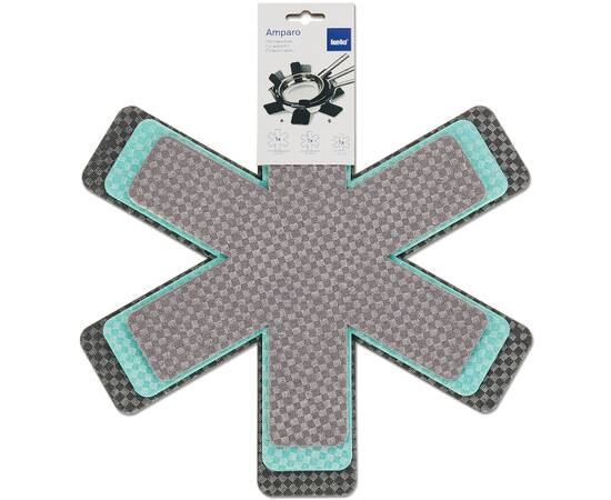 Захист для зберігання сковорідок KELA Amparo, 3 шт., 31/35/39 см (12328), Колір: бірюзовий, Тип: аксесуари для сковорідок, Форма: кругла, Діаметр (см): 31/35/39, зображення 2