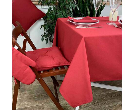 Скатерть Бордо 145х145 Прованс (021393), Тип: скатерти, Цвет: бордовый, Форма скатерти: квадратная, Размер: 145x145, изображение 3