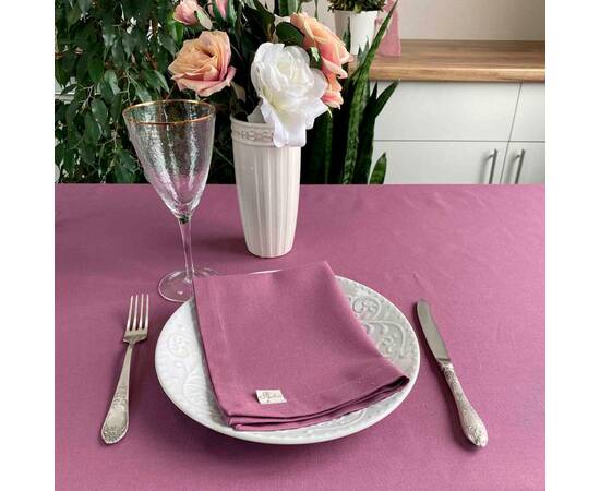 Скатертина Violet 220х145 Прованс (021416), Тип: скатертини, Основний колір: фіолетовий, Форма скатертини: прямокутна, Розмір: 145x220, зображення 2