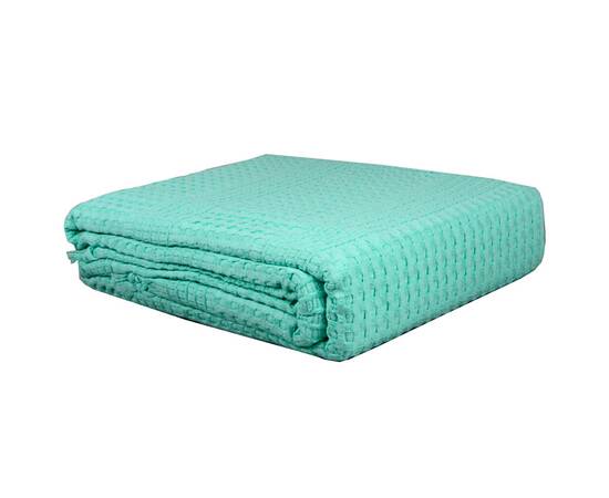 Покрывало-плед IzziHome Checkers мята 220х240 (550385)