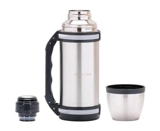 Термос 1000 мл з ручкою та ремінцем Kamille (2090), зображення 3