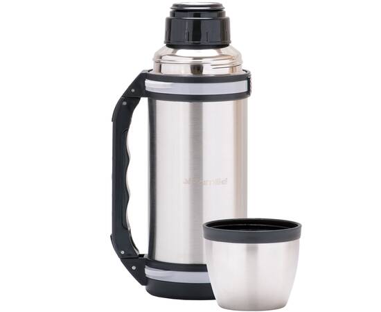 Термос 1000 мл з ручкою та ремінцем Kamille (2090), зображення 6