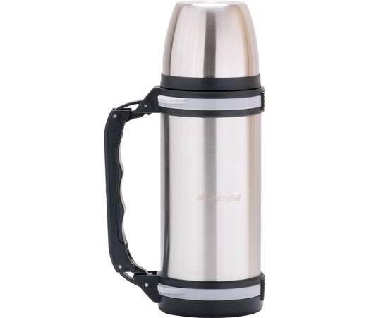 Термос 1500 мл з ручкою та ремінцем Kamille (2091), зображення 2
