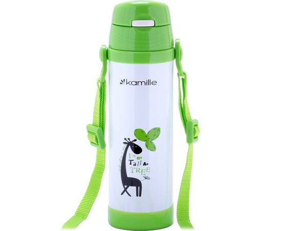 Термос для детей 500 мл с ремешком Kamille (2086)
