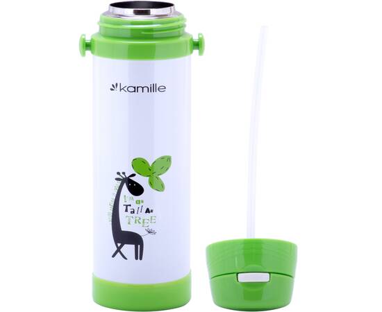 Термос для детей 500 мл с ремешком Kamille (2086)