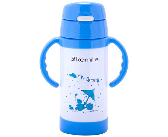 Термос для дітей 350 мл з ручками Kamille (2085), зображення 6