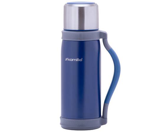 Термос 1200 мл з ручкою та ремінцем Kamille (2015), зображення 7