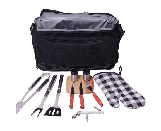 Термосумка с набором для пикника из 11 предметов Kamille (719)