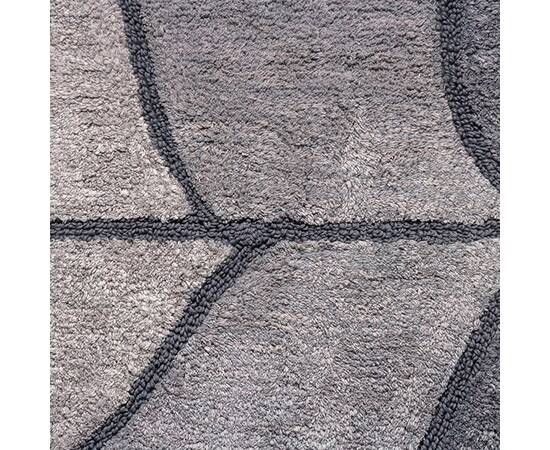 Коврик в ванную New Degrade Leaf carbone 55x110 P281 PHP, Цвет: серый, Размер: 55x110, изображение 3