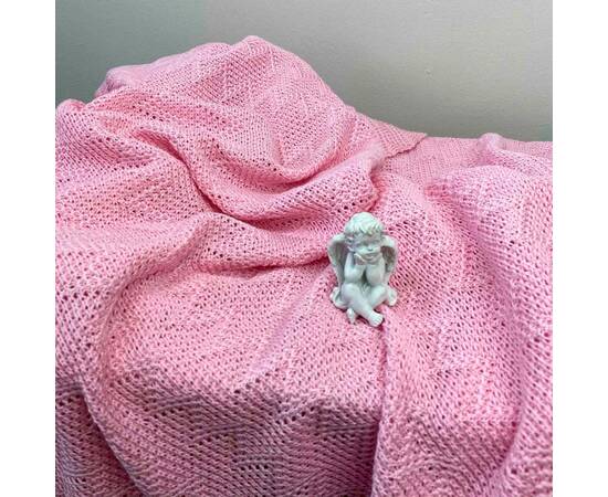 Плед 130х170 Діно зігзаг рожевий Прованс (022436), Основний колір: рожевий, Розмір: 130x170, зображення 2