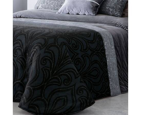 Покрывало Oris negro 270x270 +2 наволочки 40x60 A292 Antilo, Цвет: черный, Размер: 270x270, изображение 2