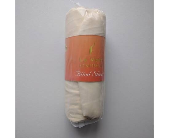 Простынь с наволочками Le Vele 160х200 CREAM (микрофибра)