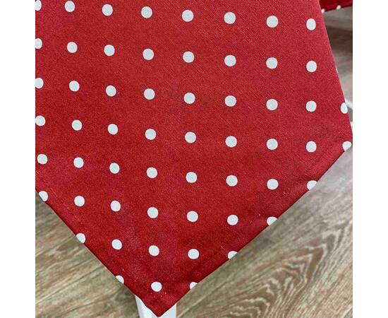 Скатерть 136х180 Горох бордо Прованс (021951), Тип: скатерти, Цвет: бордовый, Форма скатерти: прямоугольная, Размер: 136x180, изображение 2