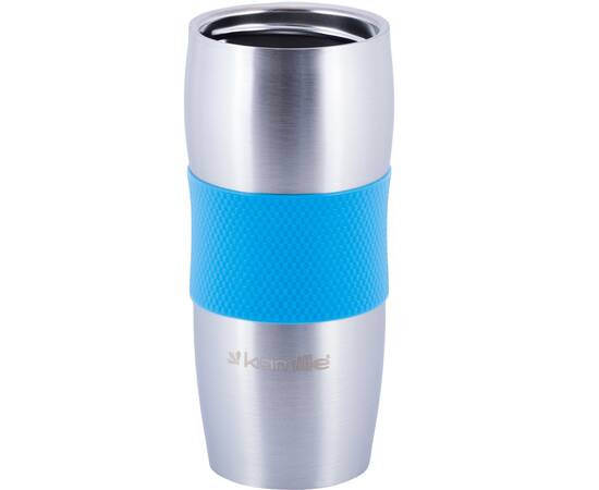 Термокухоль 380 мл з TPR-вставкою Kamille (2053R), зображення 3