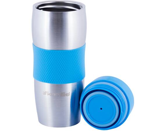 Термокухоль 380 мл з TPR-вставкою Kamille (2053R), зображення 4