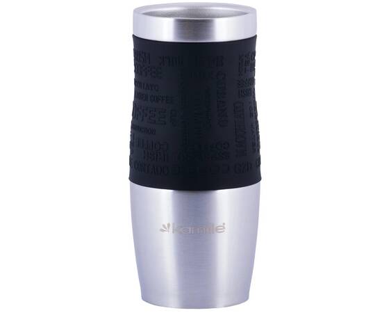 Термокружка 380 мл с TPR-вставкой Kamille (2069), изображение 2