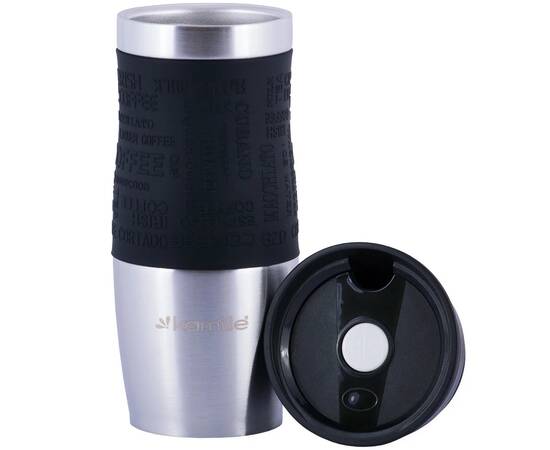 Термокружка 380 мл с TPR-вставкой Kamille (2069), изображение 3