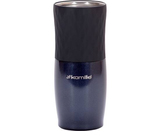 Термокружка 500 мл с TPR вставкой Kamille (2047), изображение 5