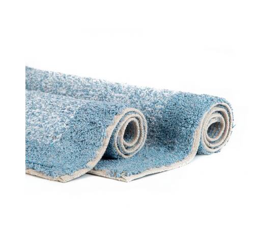 Набор ковриков Shalla Fabio mavi голубой 40x60+50x80 (svt-2000022281430), Цвет: голубой, Размер: 50x80, изображение 2