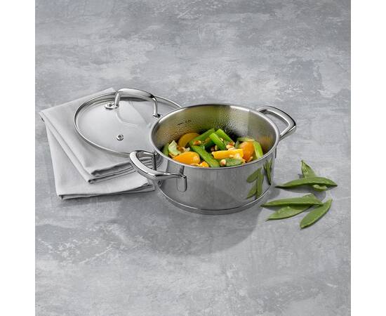 Кастрюля с крышкой KELA Flavoria 16 см, 1,2 л (10171), Тип: кастрюля, Объем: 1,2 л, Цвет: серебряный, изображение 2