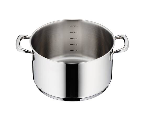 Кастрюля с крышкой KELA Flavoria 24 см, 5,5 л (10176), Тип: кастрюля, Объем: 5,5 л, Цвет: серебряный, изображение 3