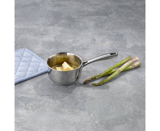 Ковш KELA Flavoria 12 см, 0,6 л (10179), Тип: ковш, Объем: 0,6 л, Цвет: серебряный, изображение 3