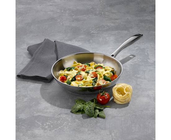 Сковорода KELA Flavoria 24 см (10188), Колір: срібний, Тип: сковорода, Форма: кругла, Діаметр (см): 24, зображення 2