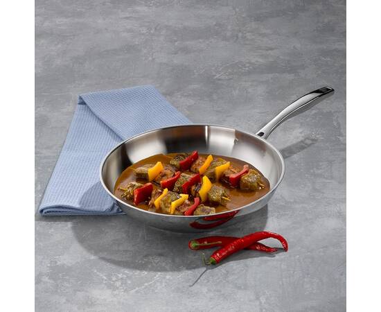 Сковорода KELA Flavoria 28 см (10189), Колір: срібний, Тип: сковорода, Форма: кругла, Діаметр (см): 28, зображення 2