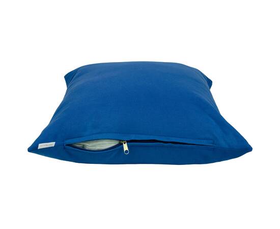 Подушка декоративна Home Line 35Х35 зі знімним чохлом синя (157068), Колір: синій, Розмір: 35x35