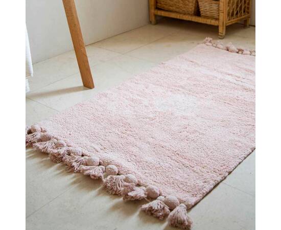 Коврик Irya Gala gul kurusu розовый 65x105 (svt-2000022288637), Цвет: розовый, Размер: 65x105, изображение 2