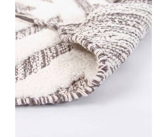 Коврик Irya Hoover siyah/ekru черный/молочный 70x110 (svt-2000022288569), Цвет: черный, Размер: 70x110, изображение 3