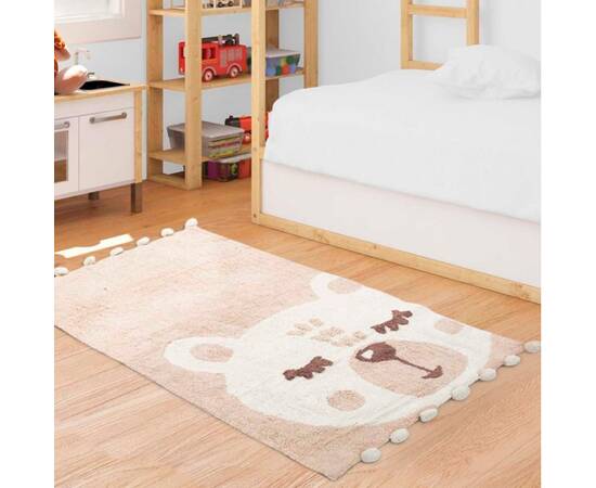 Коврик в детскую комнату Irya Teddy krem кремовый 80x150 (svt-2000022288651), изображение 2