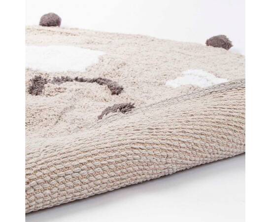 Коврик в детскую комнату Irya Wooly a.gri светло-серый 110x110 (svt-2000022288606), изображение 3