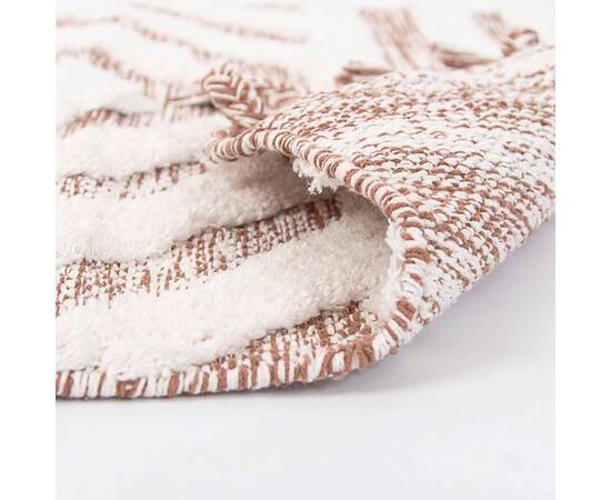 Набор ковриков Irya Hoover kahverengi/ekru кофейный/молочный 60x90+40x60 (svt-2000022288484), Цвет: капучино, Размер: 60x90, изображение 3