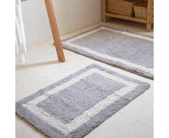 Набор ковриков Irya Liberte gri серый 60x90+40x60 (svt-2000022288521), Цвет: серый, Размер: 60x90, изображение 2