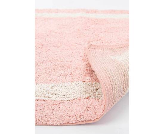 Набор ковриков Irya Liberte pembe розовый 60x90+40x60 (svt-2000022288507), Цвет: розовый, Размер: 60x90, изображение 3