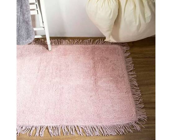 Набор ковриков Irya Loris pembe розовый 60x90+40x60 (svt-2000022275842), Цвет: розовый, Размер: 60x90, изображение 2