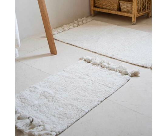 Набор ковриков Irya Gala ekru молочный 55x85+35x55 (svt-2000022288675), Цвет: кремовый, Размер: 55x85, изображение 2