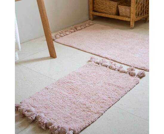 Набор ковриков Irya Gala gul kurusu розовый 55x85+35x55 (svt-2000022288682), Цвет: розовый, Размер: 55x85, изображение 2