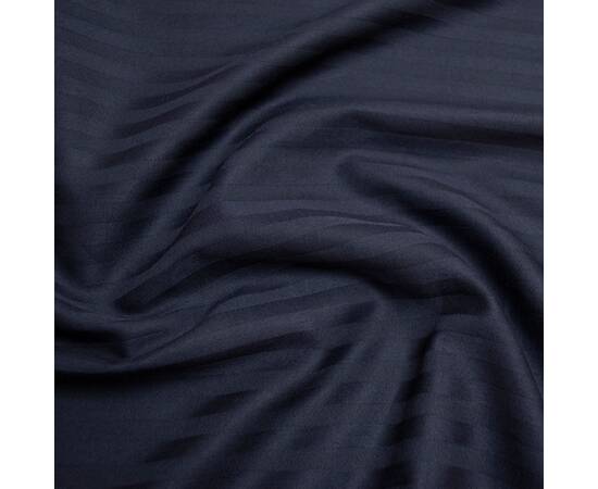 Простирадло Iris Home сатин-страйп 1x1 темно-синій 240x260 (svt-2000022280211), Колір: синій, Тип: простирадла, Розмір: 240x260, зображення 2