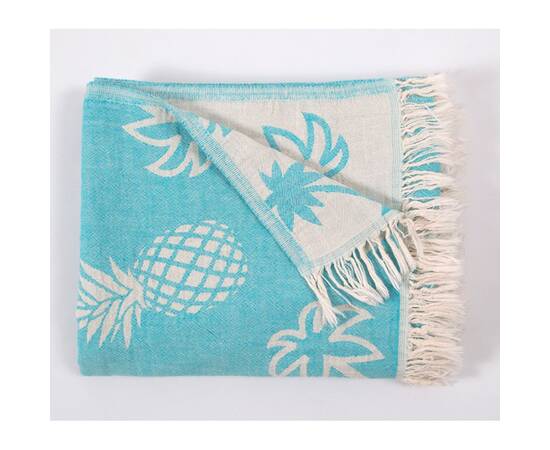 Полотенце Barine Pestemal Palmsprings 90x160 Turkuaz бирюзовое (svt-2000022215244), Цвет: бирюзовый, Размер: 90x160, изображение 2
