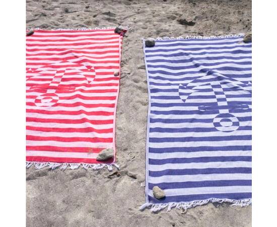 Полотенце Barine Pestemal Undercover Anchor 95x175 Red красное (svt-2000022215299), изображение 3